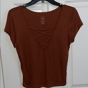 burnt orange top